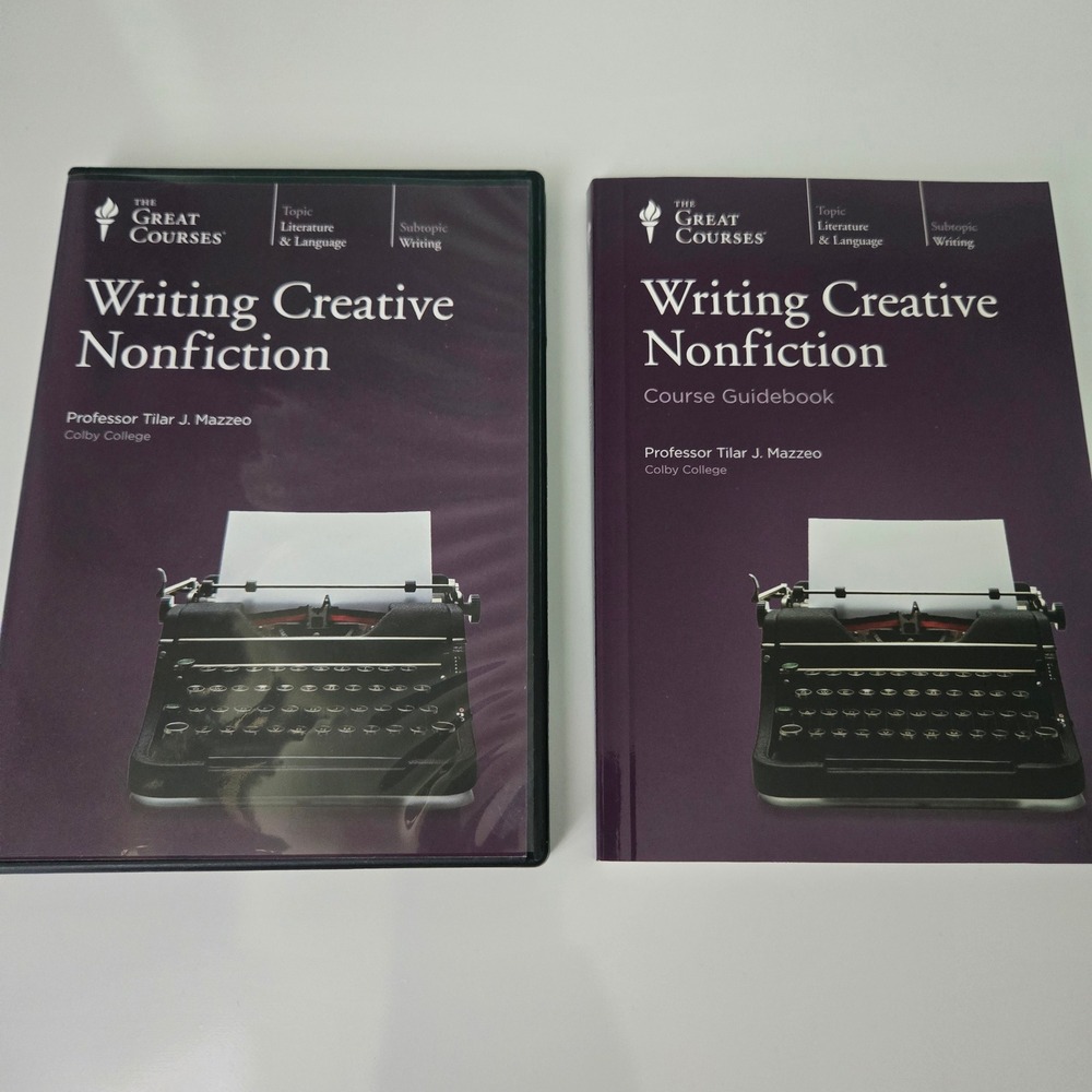 The Great Courses Writing Creative Nonfiction 4 DVD Set & Guidebook Tilar Mazzeo